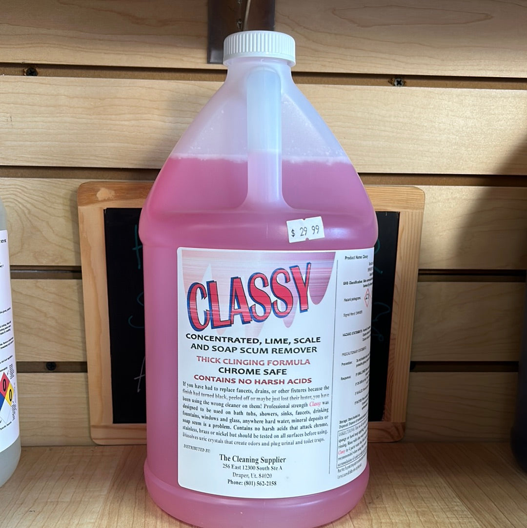 Classy (Hard water remover ) 9.99 qrt – The Cleaning Supplier